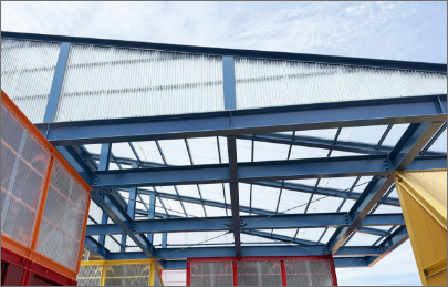 二億円トイレのポリカーボネート波板