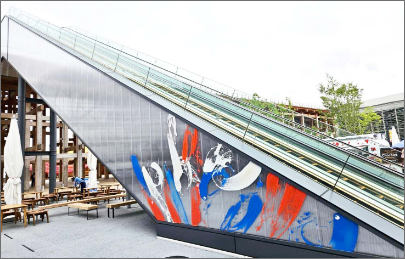 大屋根リングエスカレーター