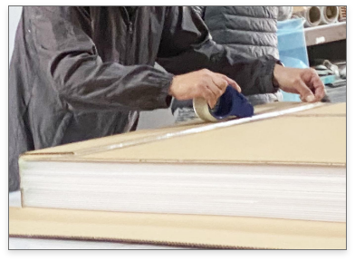 中空ポリカの梱包